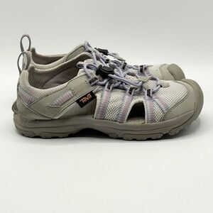 Teva Manatee Purple Khaki Hiking Sandals - Kids US 2